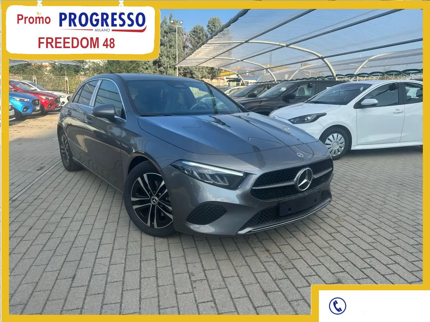 Mercedes-Benz A 180 A 180 d Automatic Business Extra Grigio - 1