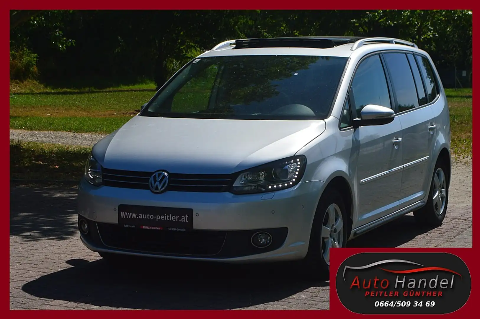 Volkswagen Touran Sky 1,6+NAVI+XENON+Panoramadach+ Grau - 1