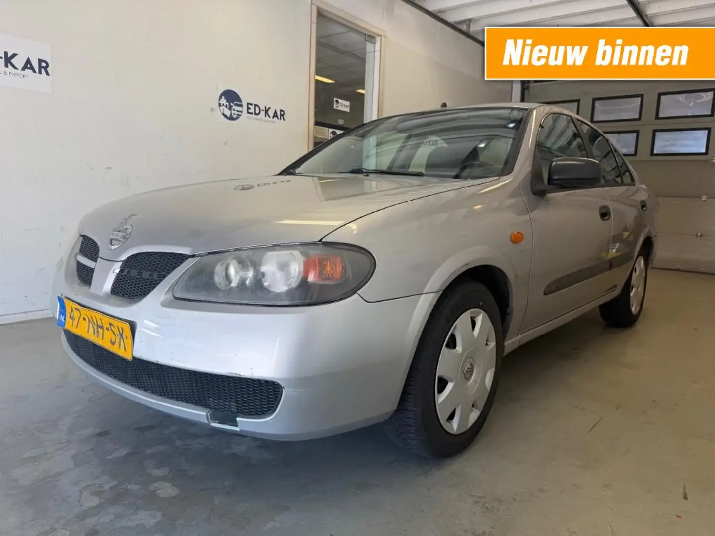 Nissan Almera 1.5 Visia AIRCO SEDAN 4 DRS RIJDT GOED NAP ORIG. K Grau - 1
