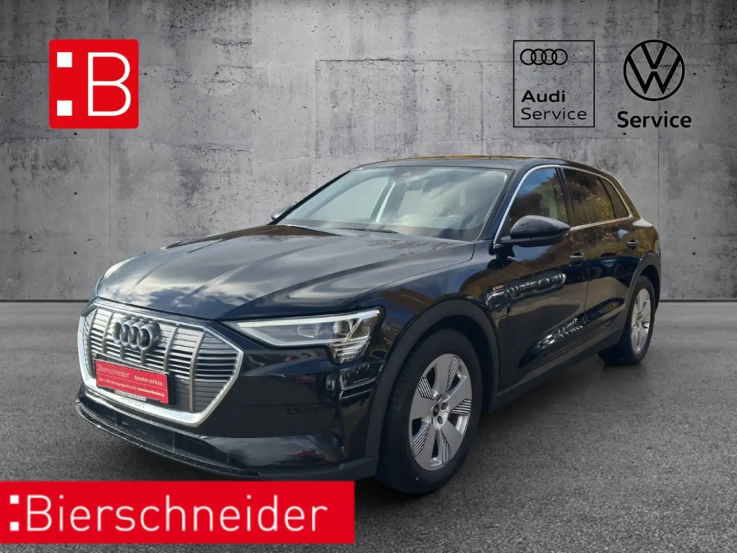 Audi e-tron 55 qu LED 19 ACC LUFT VIRTUAL NAVI PDC DAB Schwarz - 1