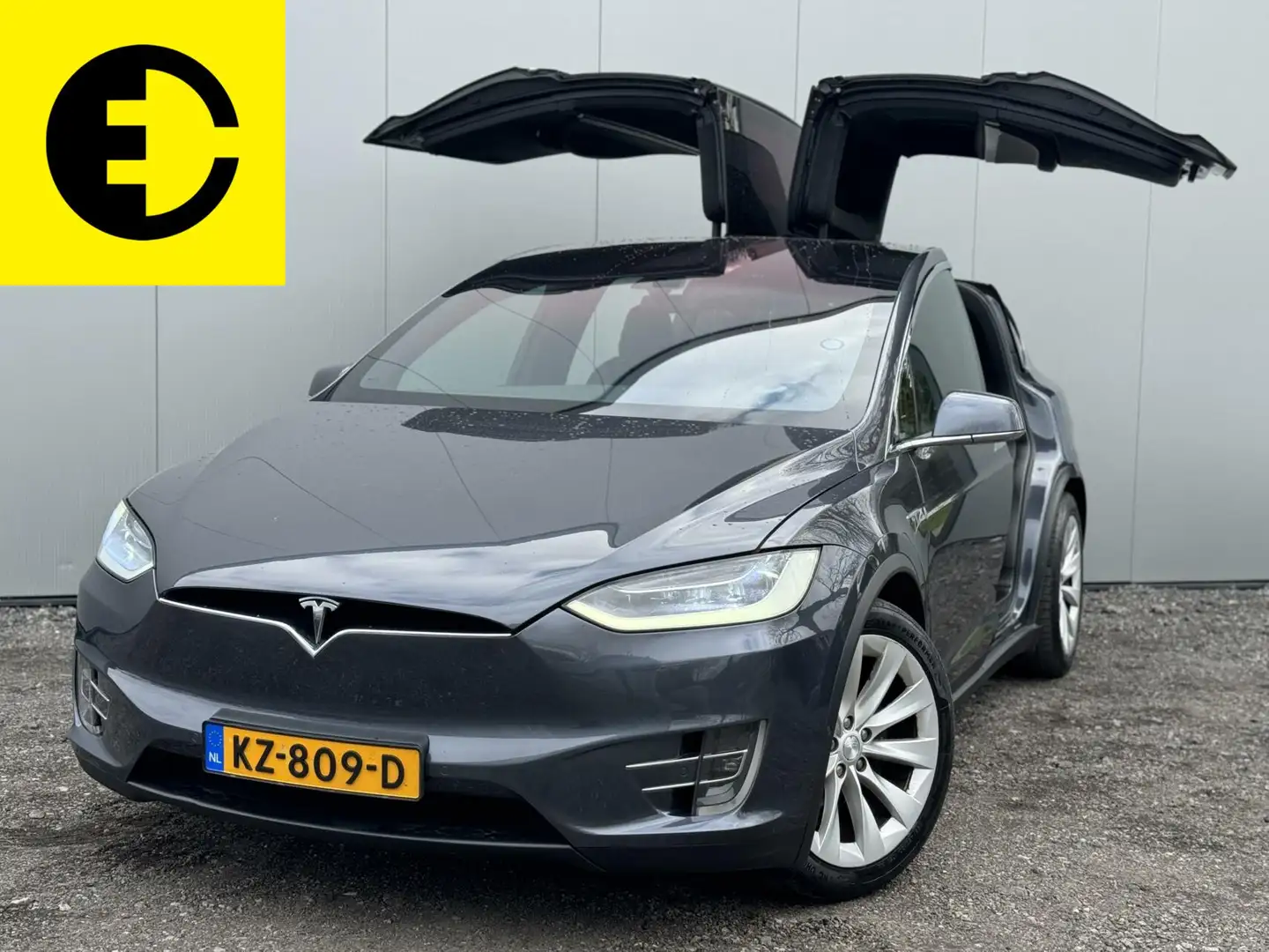 Tesla Model X 90D Base 7p. | Gratis Superchargen | Incl. BTW Szürke - 2