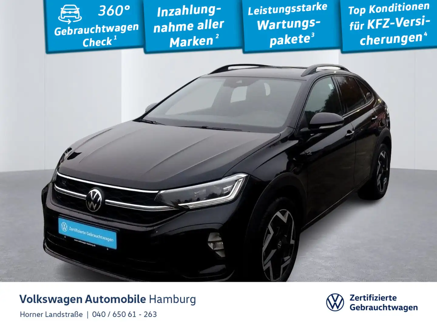 Volkswagen Taigo R-Line 1.0 TSI DSG Navi Sitzheizung PDC Schwarz - 1