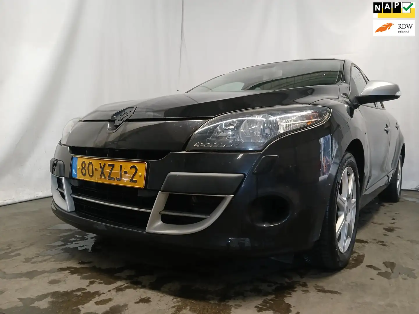 Renault Megane 1.5 dCi GT-Line SCHADEAUTO!! Fekete - 1