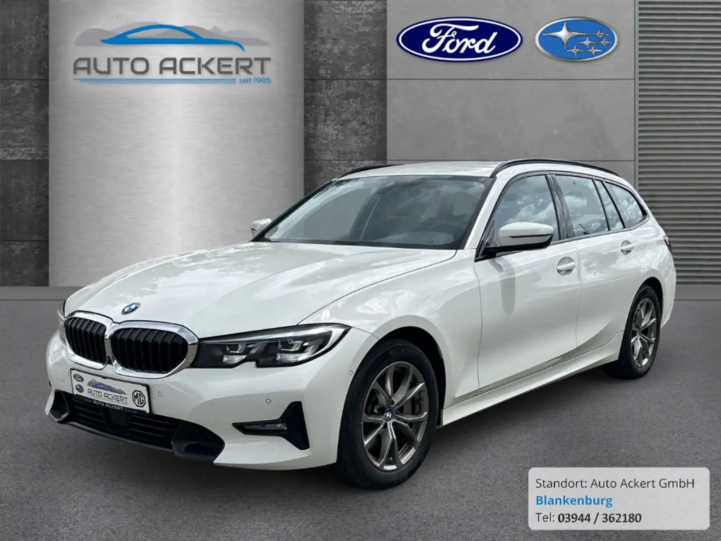 BMW 330 d xDrive Sport Line ACC*Live-Coc.*Busin.P. Blanc - 1