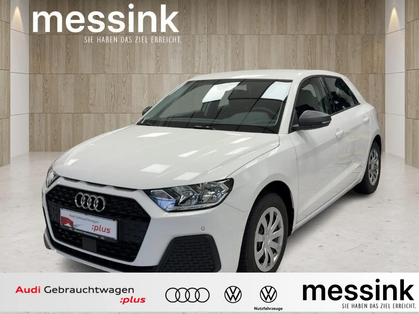 Audi A1 Sportback 25 TFSI Navi Virtual PDC SHZ SpurH Weiß - 1