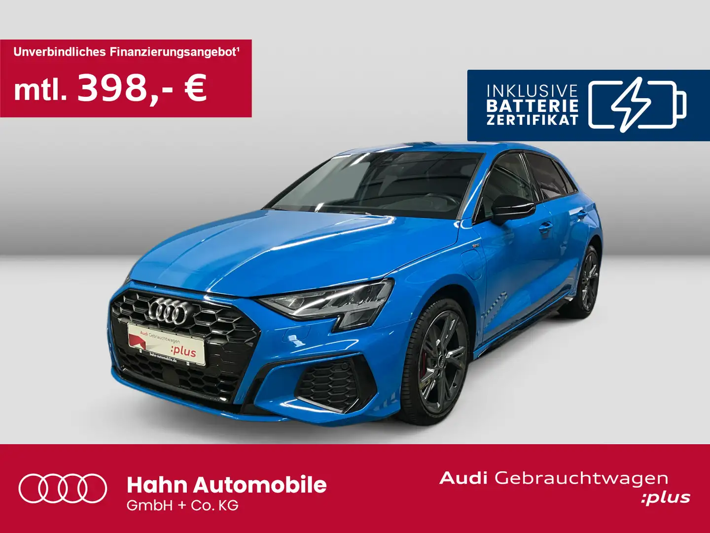 Audi A3 45 TFSIe S line Virtual Carplay LED Blau - 1