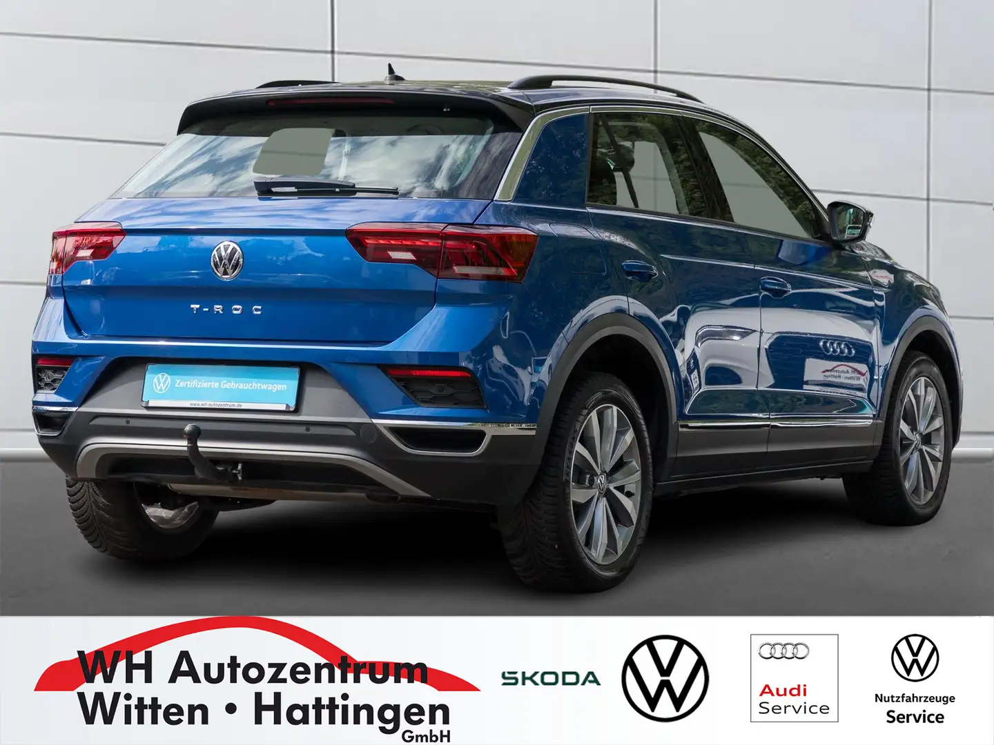Volkswagen T-Roc Style 1.0 l TSI Style Panorama, Einparkhilfe, Navi Bleu - 2