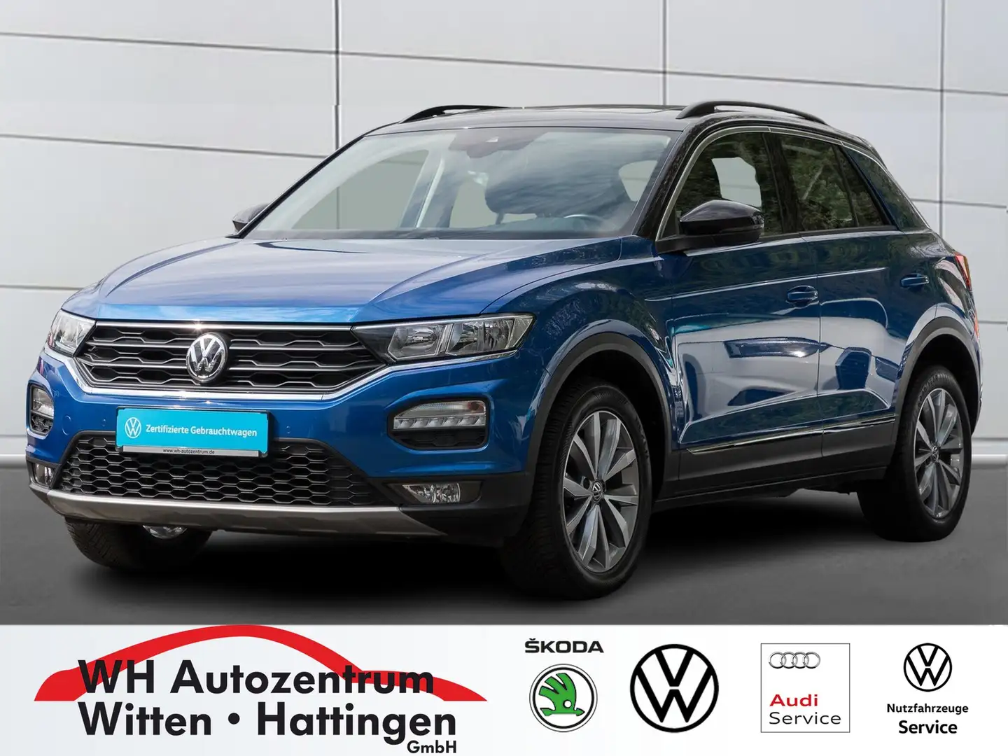 Volkswagen T-Roc Style 1.0 l TSI Style Panorama, Einparkhilfe, Navi Bleu - 1