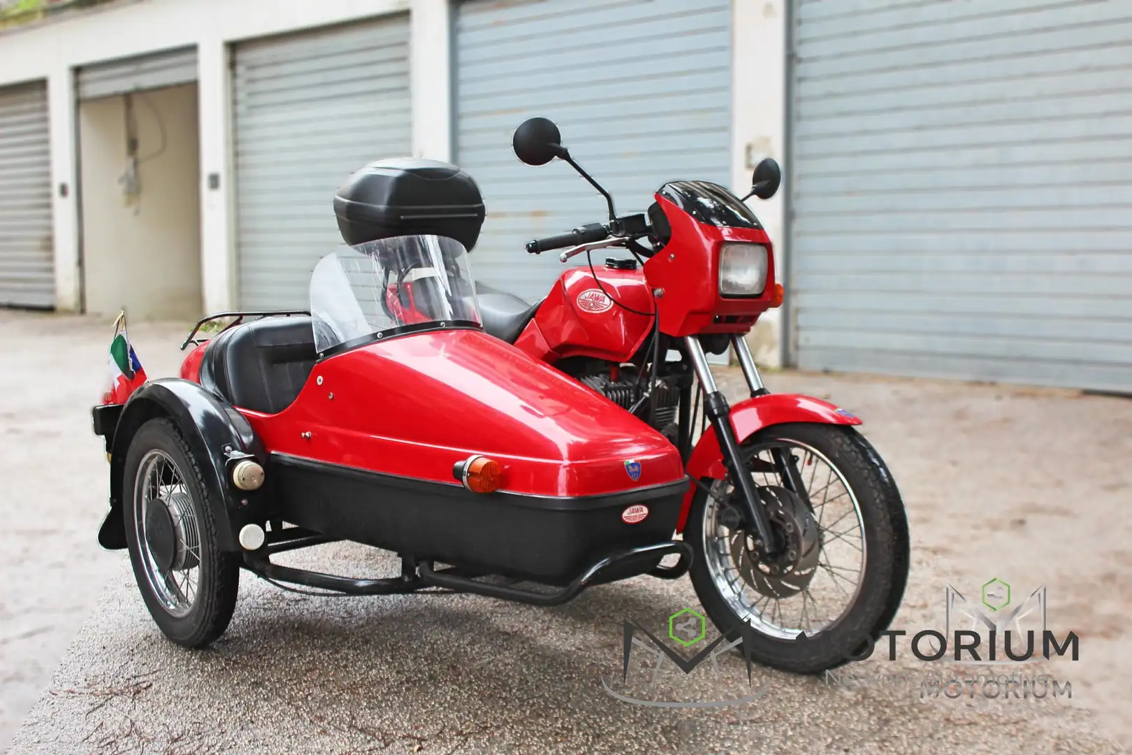 Jawa 350 Sidecar + carrellino Rojo - 1