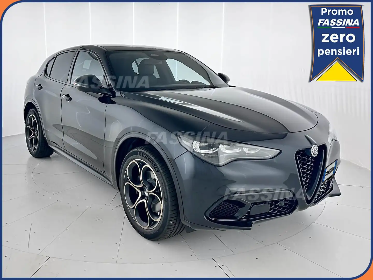 Alfa Romeo Stelvio Stelvio 2.2 Turbodiesel 210 CV AT8 Q4 Intensa Nero - 1