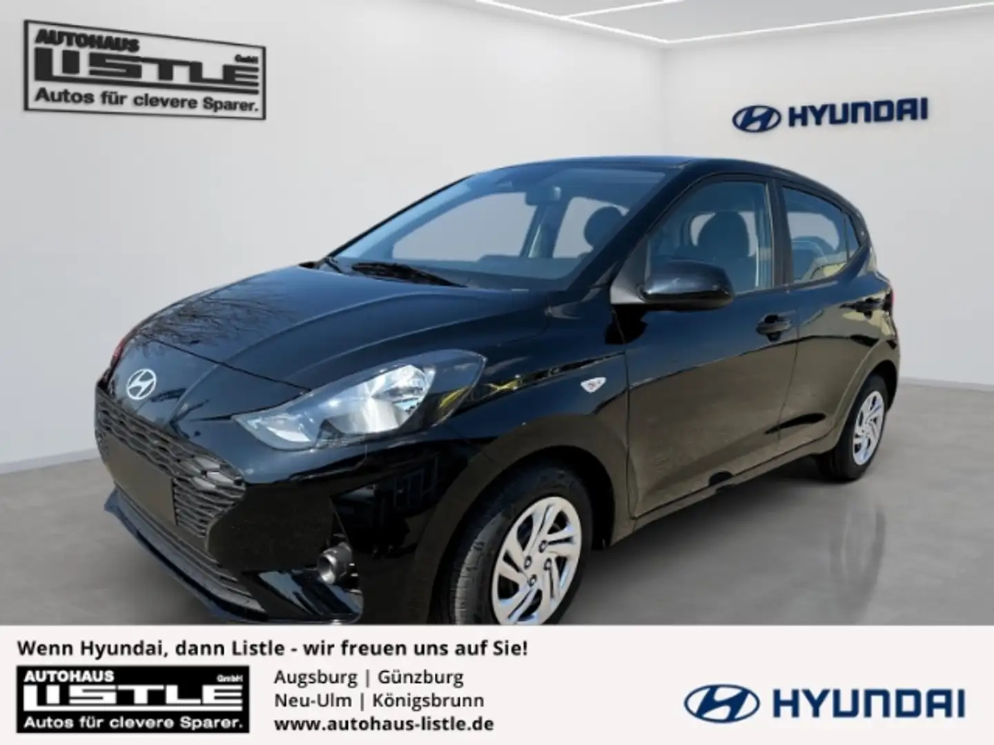 Hyundai i10 FL (MY25) 1.0 Select Navi Kamera Einparkhilfe u.v. Zwart - 1