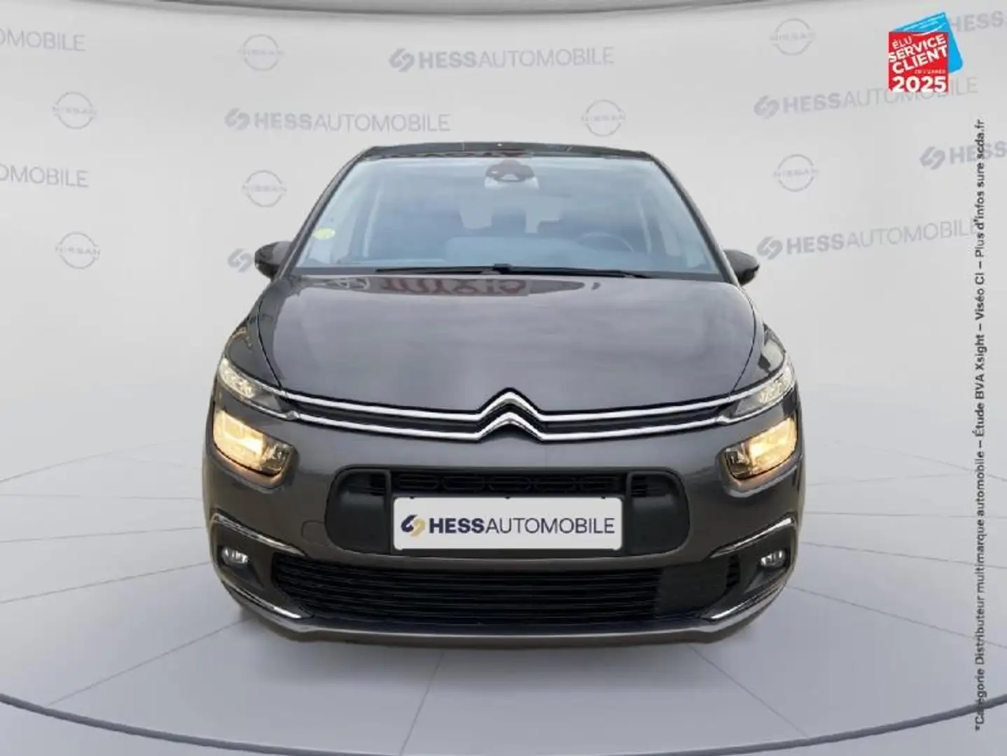 Citroen C4 SpaceTourer BlueHDi 130ch S/S Feel E6.d-TEMP GPS Radar AV/AR Carplay Gris - 2