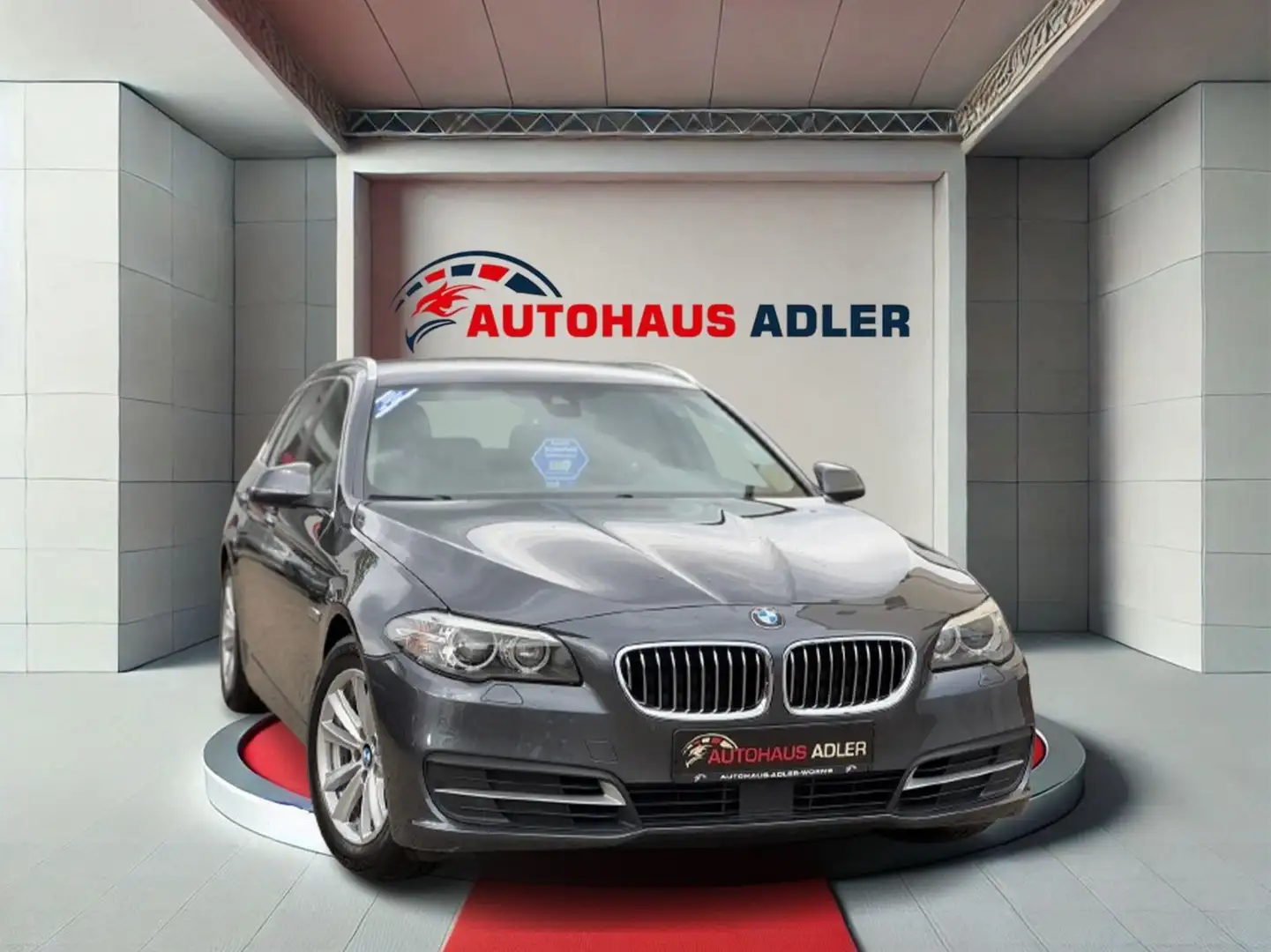 BMW 520 d Kombi*2HD*AUTOM*KAMER*STH*HUD*XEN*ACC*SPURH Grau - 1