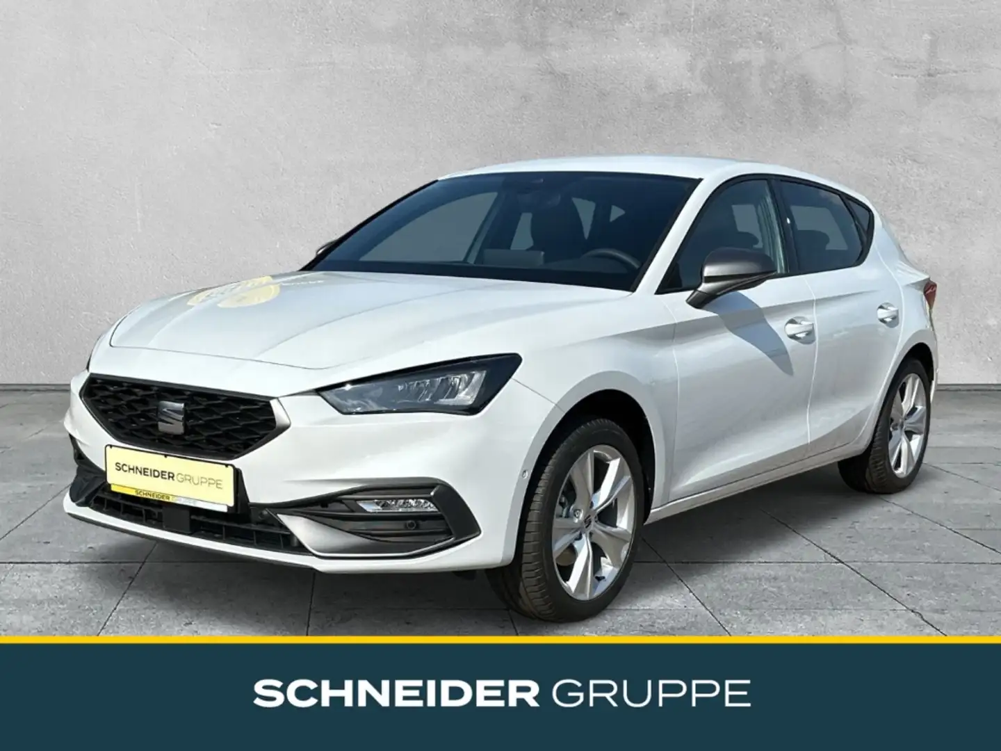 SEAT Leon 1.5 eTSI DSG FR KESSY+NAVI+KAMERA+ACC Weiß - 1