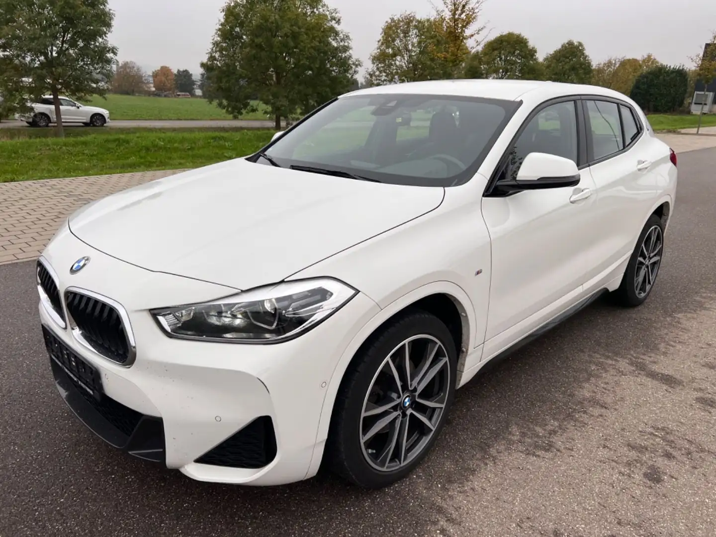 BMW X2 sDrive 18 d M Sport/AUT/NAVI/KAM/AHK/LED/EU6 Weiß - 2