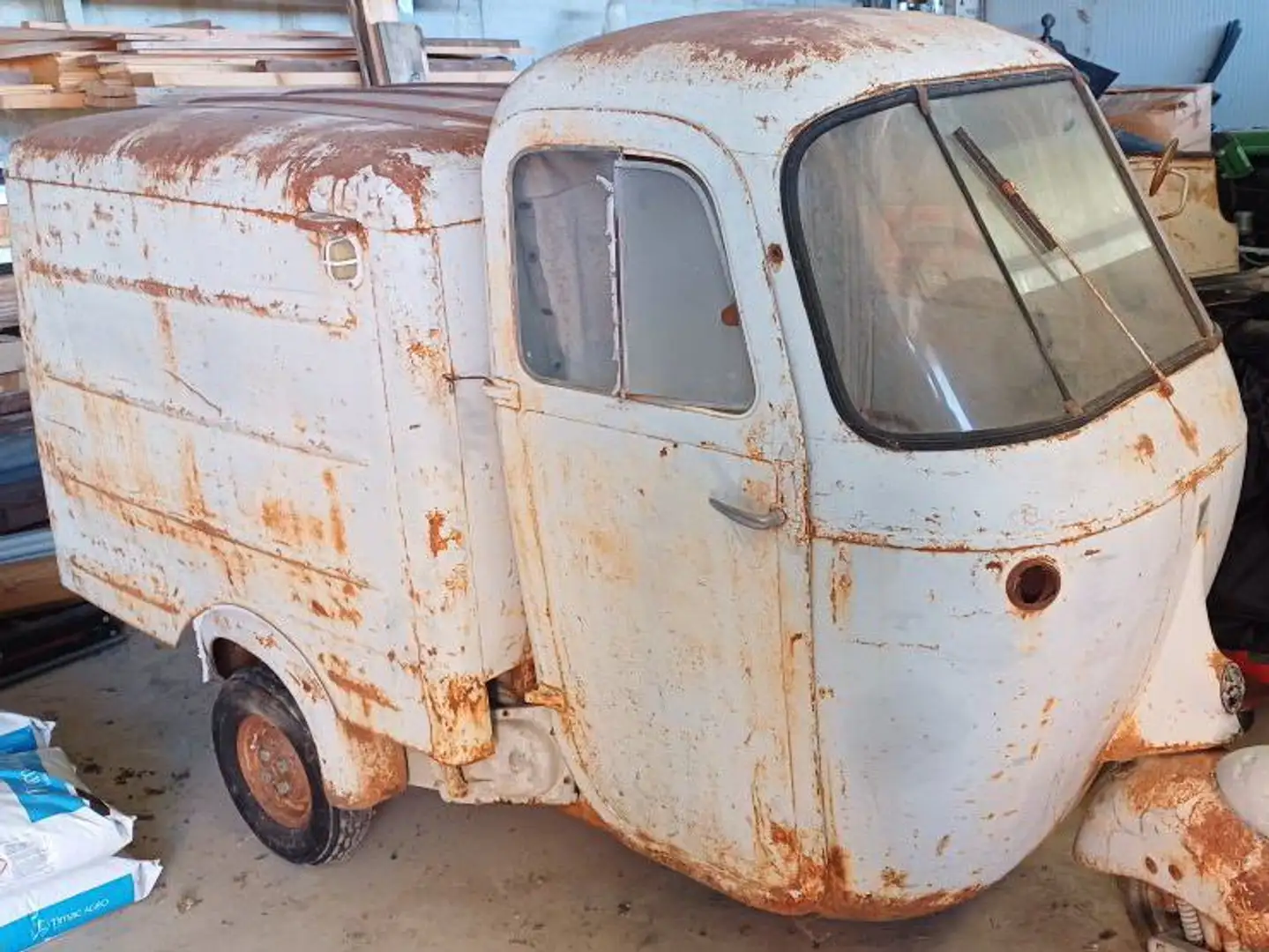 Piaggio Ape AC1 furgonata Gris - 1