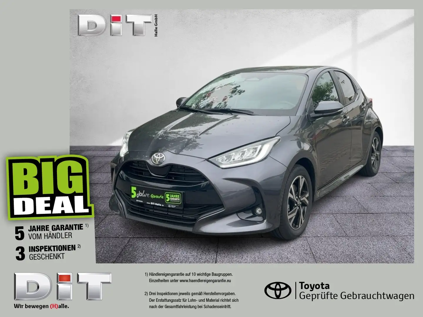 Toyota Yaris 1.5H Team Deutschland Klima Kamera Sitzhzg Gri - 1