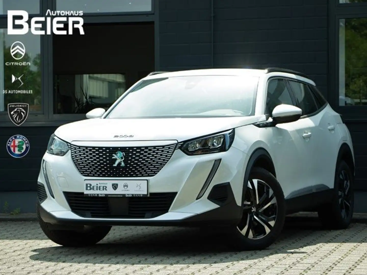 Peugeot 2008 Elektromotor 136 Allure Navi/ ACC/ Kamera Weiß - 1