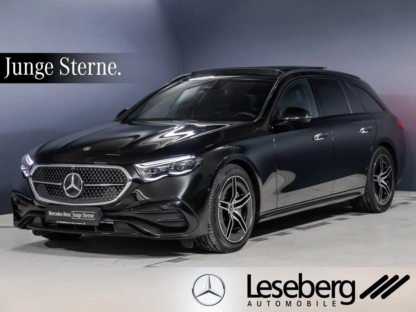 Mercedes-Benz E 220 E 220 d T AMG DIG.LIGHT/AHK/Pano/Night/Distronic Schwarz - 1