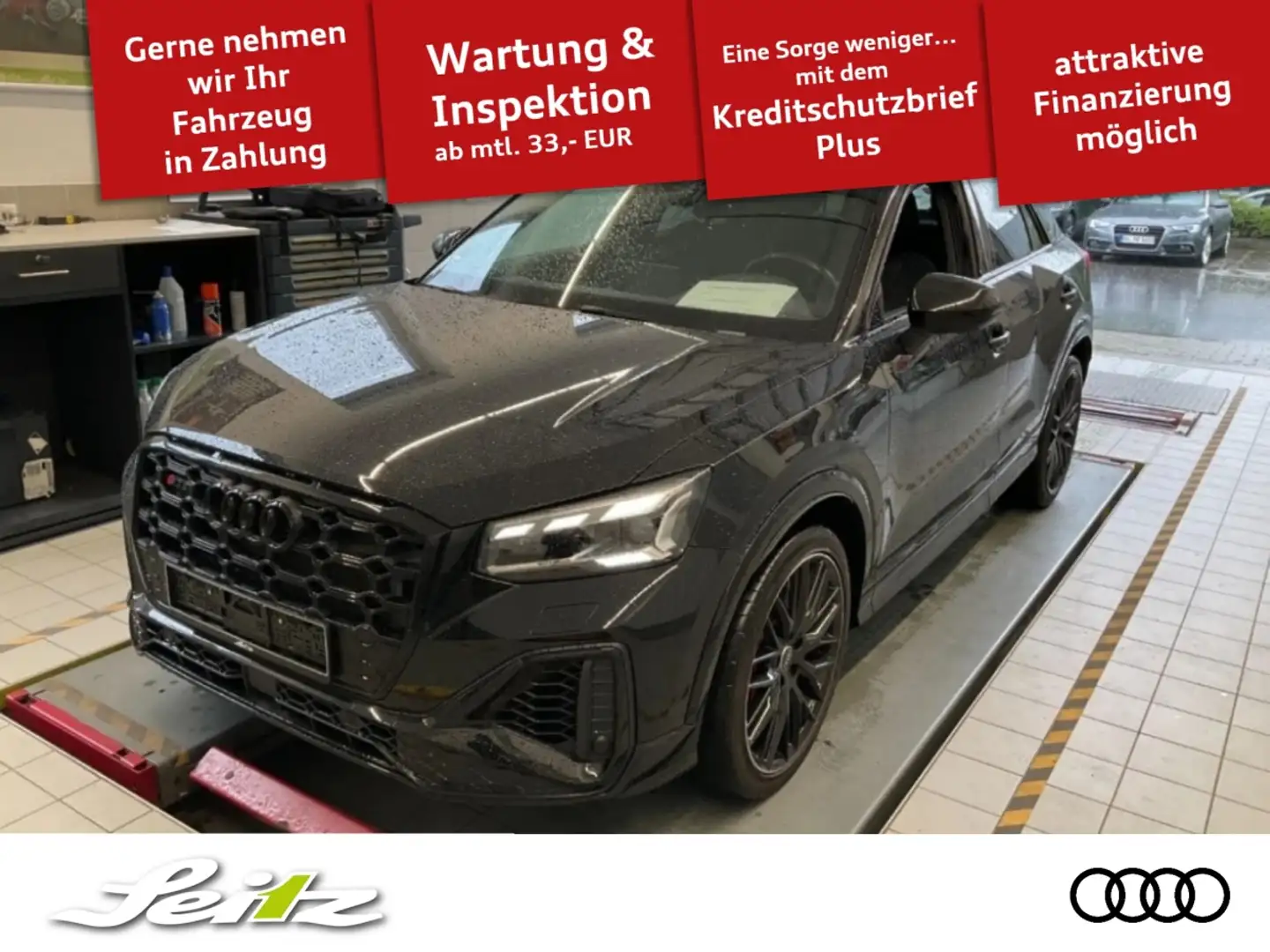 Audi SQ2 2.0 TFSI quattro *AHK*MATRIX*SONOS*KAMERA* Zwart - 1