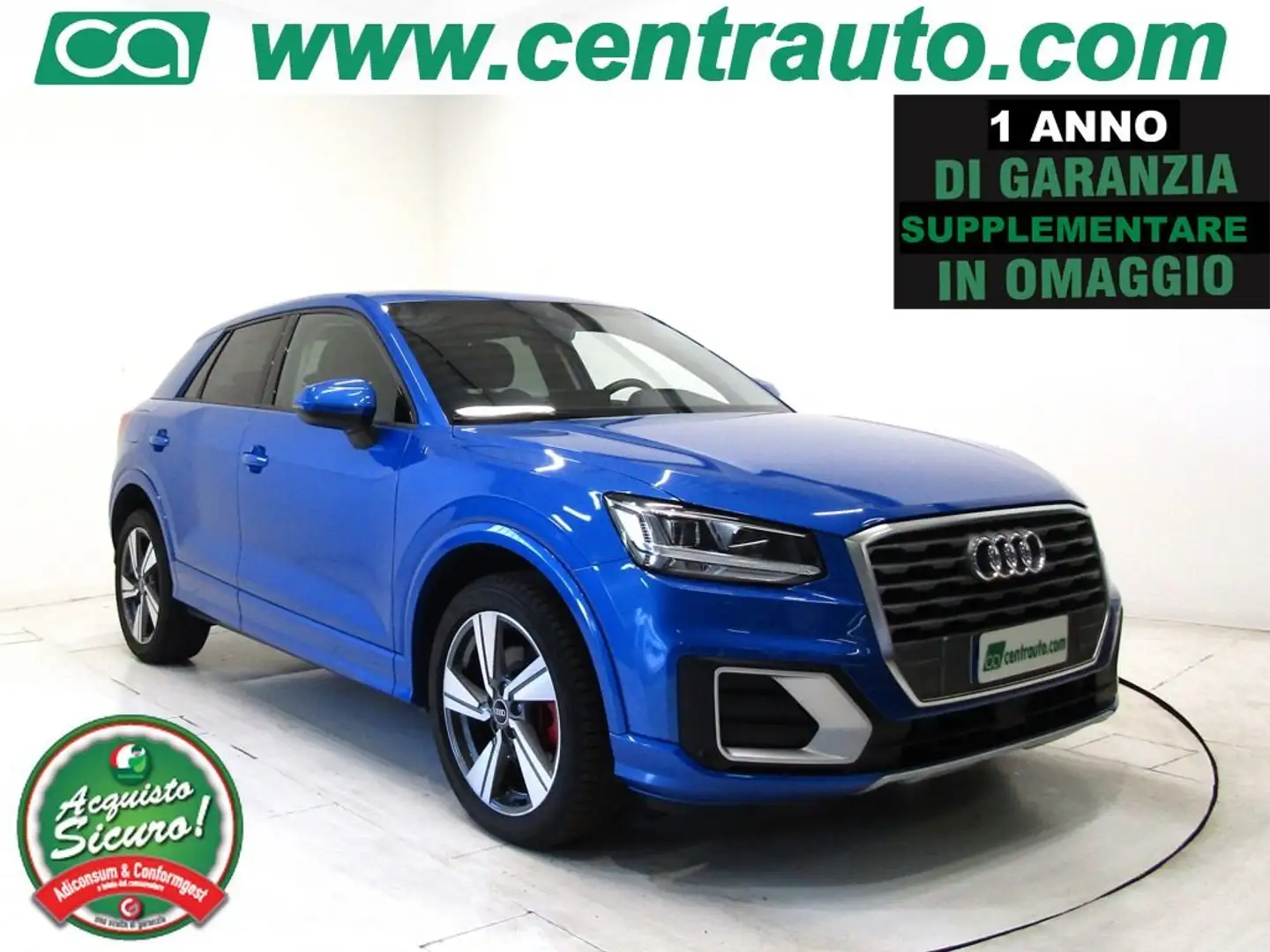 Audi Q2 35 TDI 2.0 TDI S tronic Admired 2WD Blau - 1