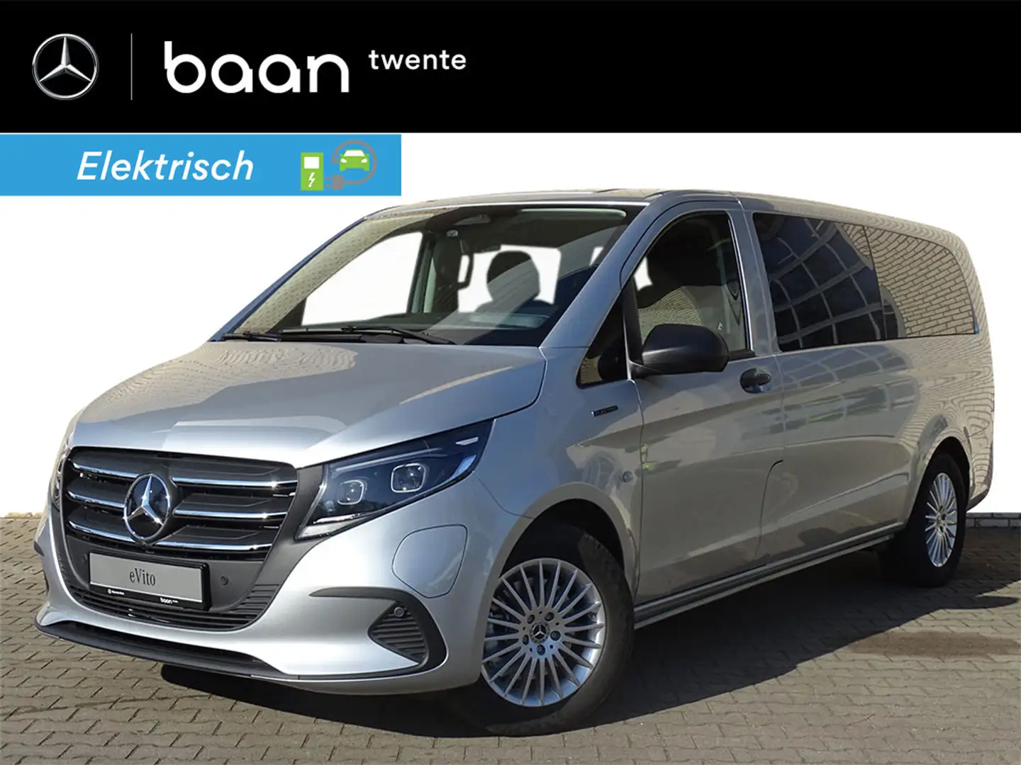 Mercedes-Benz Vito eVito Tourer 8-persoons I L3 PRO | Airco voor + ac Plateado - 1
