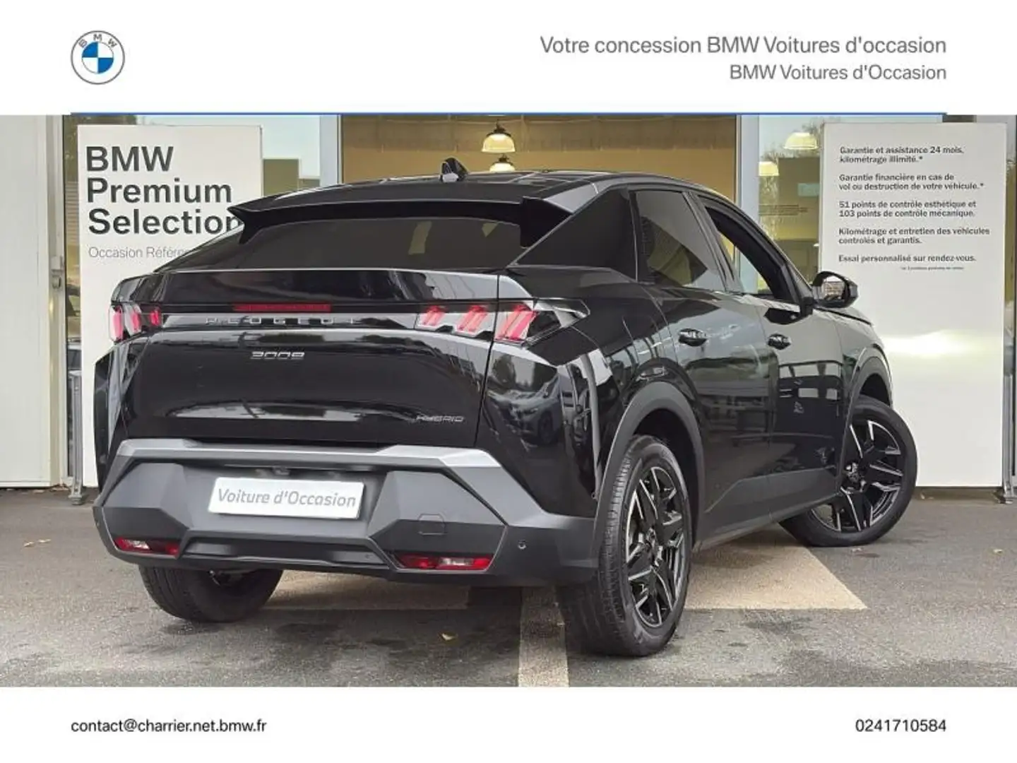 Peugeot 3008 1.2 Hybrid 136ch Allure e-DCS6 Noir - 2