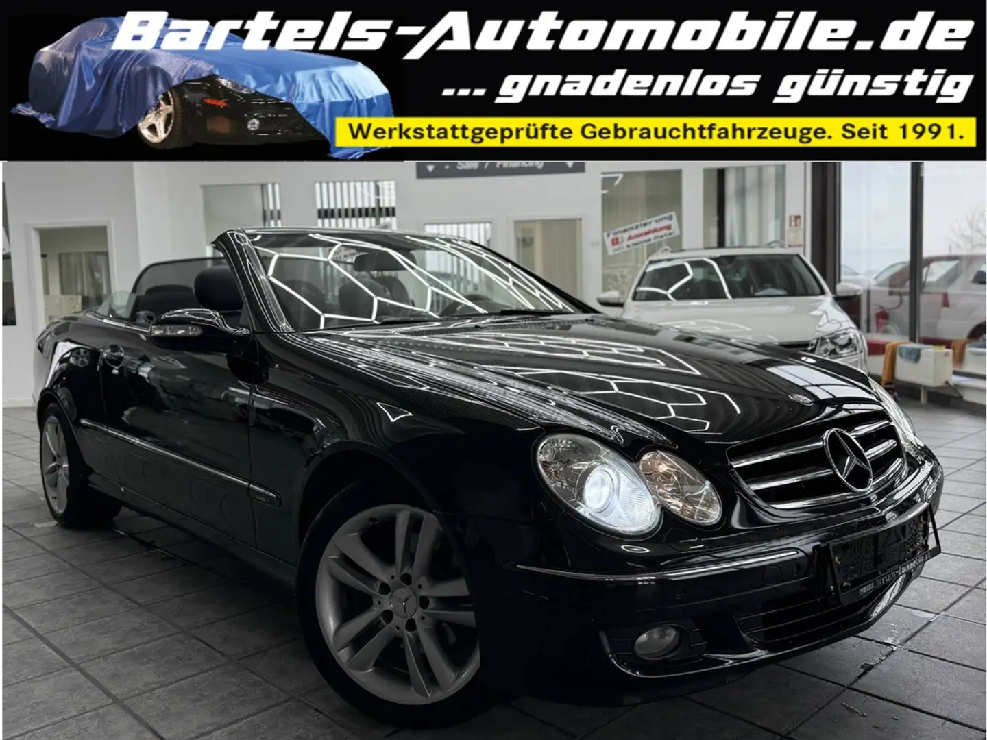 Mercedes-Benz CLK 200 K Cabrio Avantgarde, Leder, Bi-Xenon Schwarz - 1