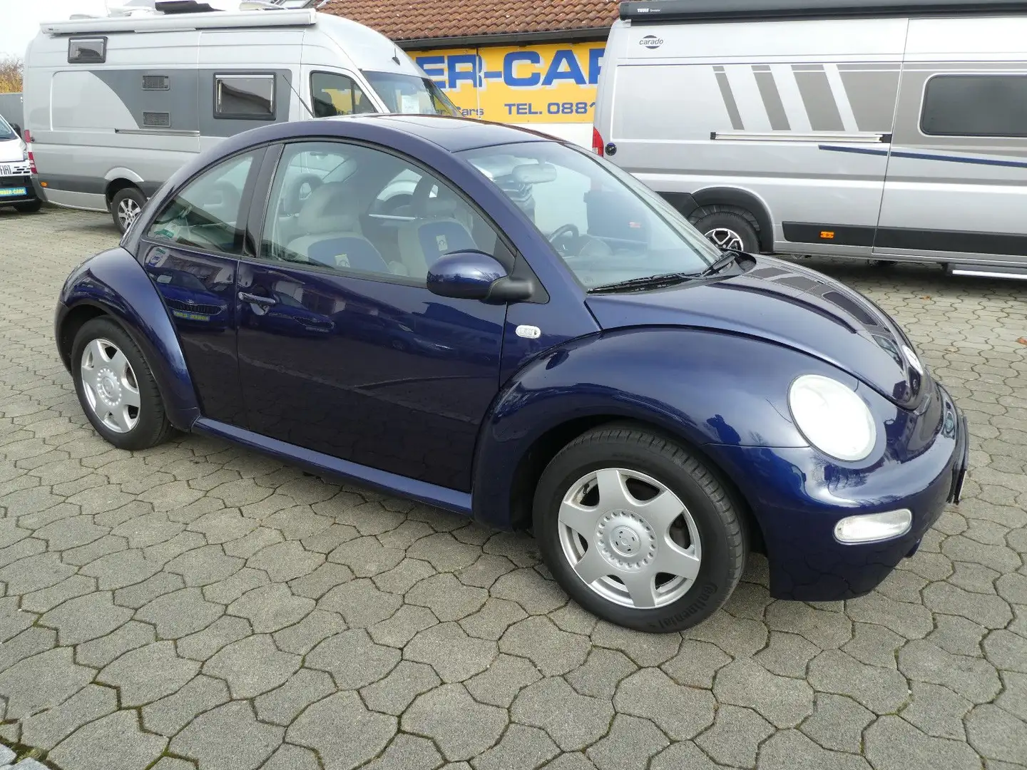 Volkswagen New Beetle Lim. 1.6 AUTOMATIK+SCHIEBEDACH Bleu - 1