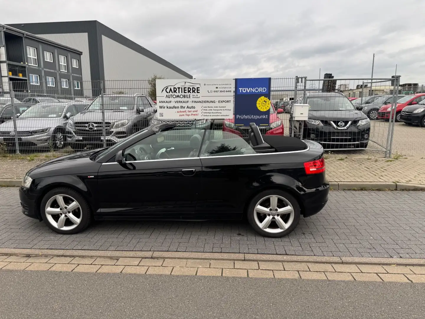Audi A3 Cabriolet S line Sportpaket plus*2.Hand*Leder Negro - 2