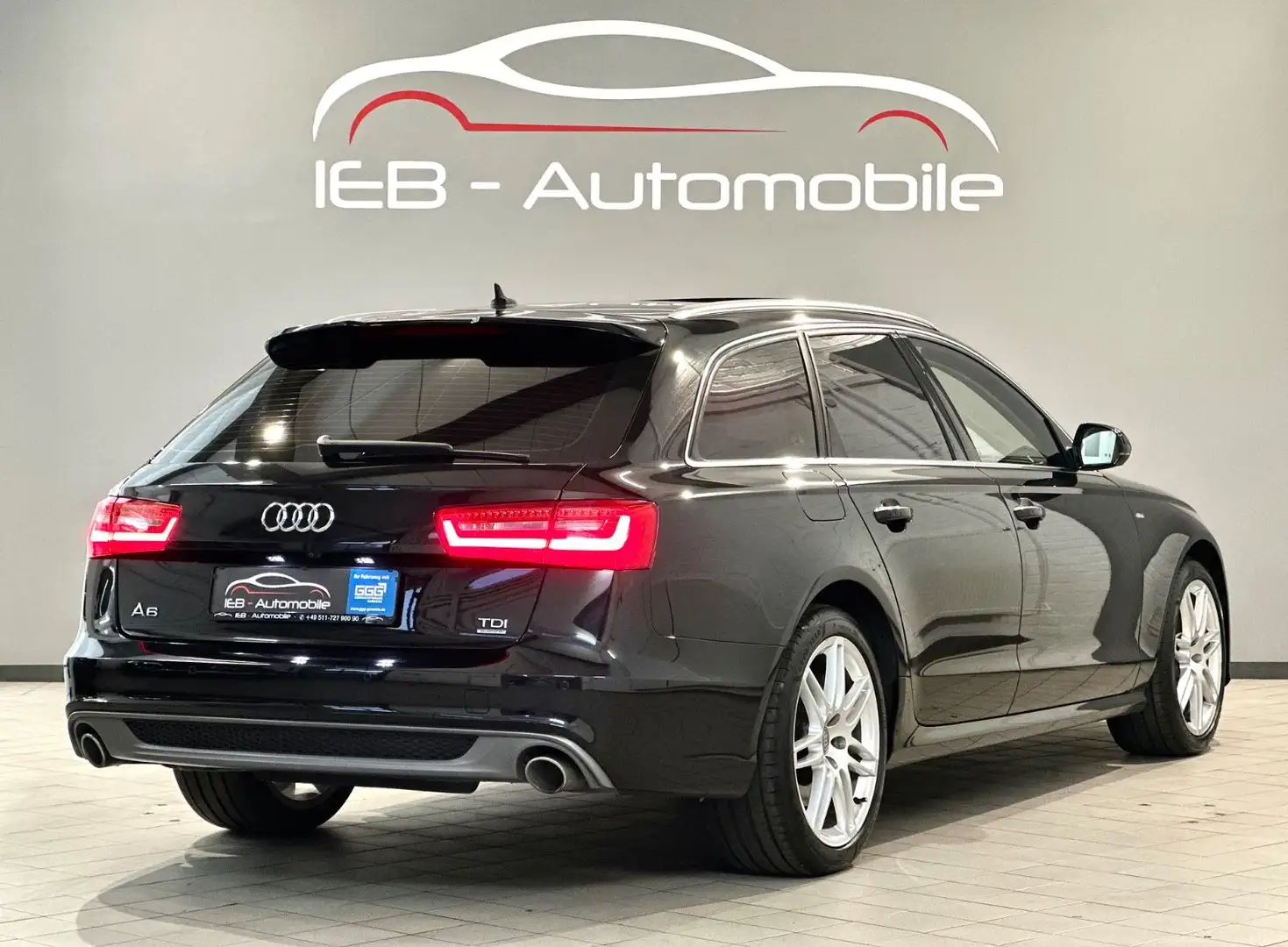 Audi A6 Avant 3.0 TDI quattro/S Line/360°/Pano/AHK/E6 Schwarz - 2