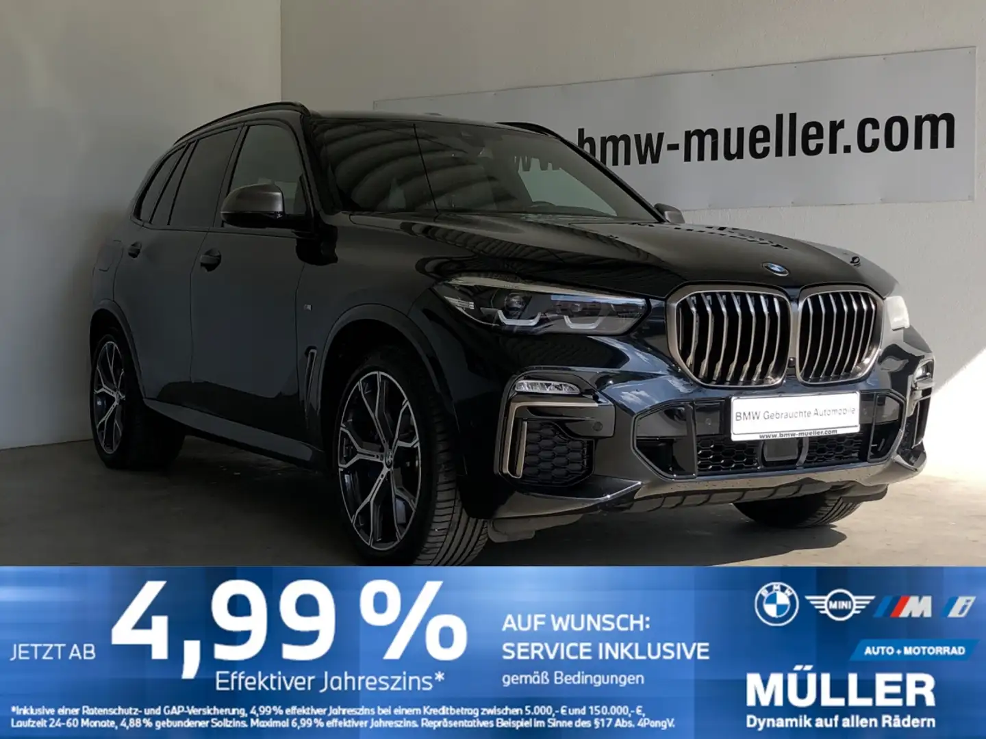 BMW X5 M 50d HUD/S-Lüft/AKUSTIK/CAM/4xSH HUD/S-Lüft/AKUSTIK Negru - 1