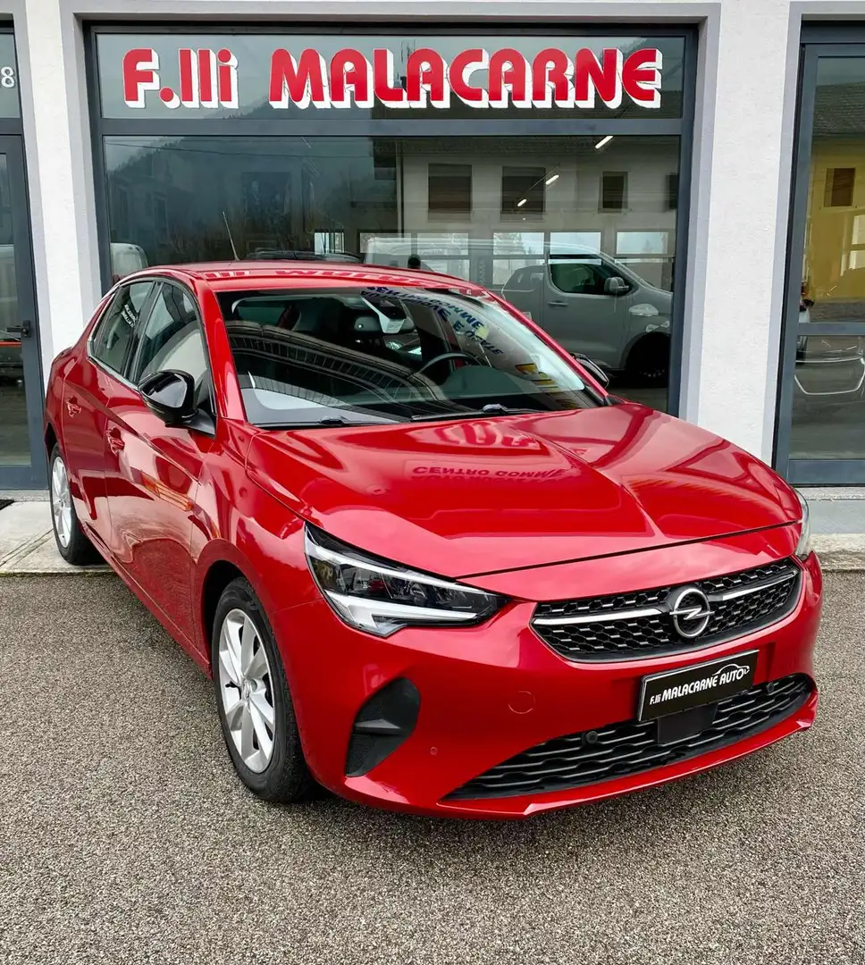 Opel Corsa 1.2 100 CV Elegance NAVI/TELECAMERA/KEYLESS Rosso - 1