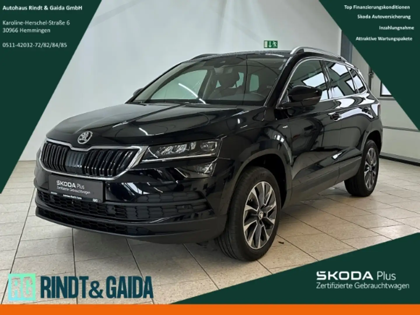 Skoda Karoq 1.5 TSI DSG Drive 125 Navi AHK ACC Kamera Schwarz - 1