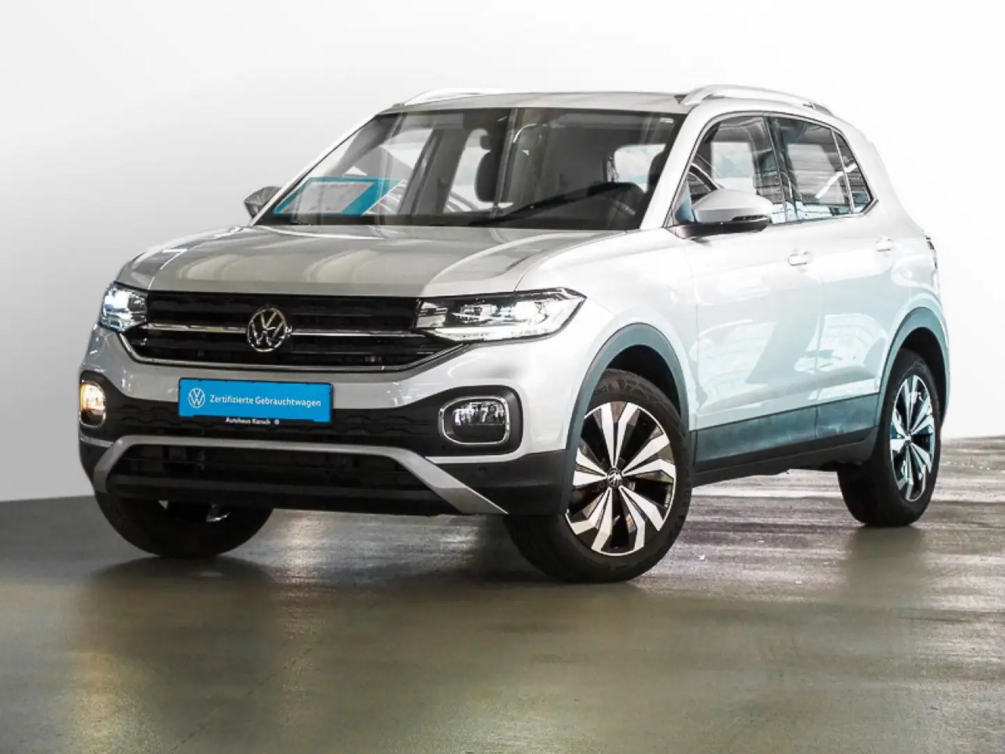 Volkswagen T-Cross 1.0 TSI DSG Style IQ.DRIVE, ACC, LED Navi Silber - 2