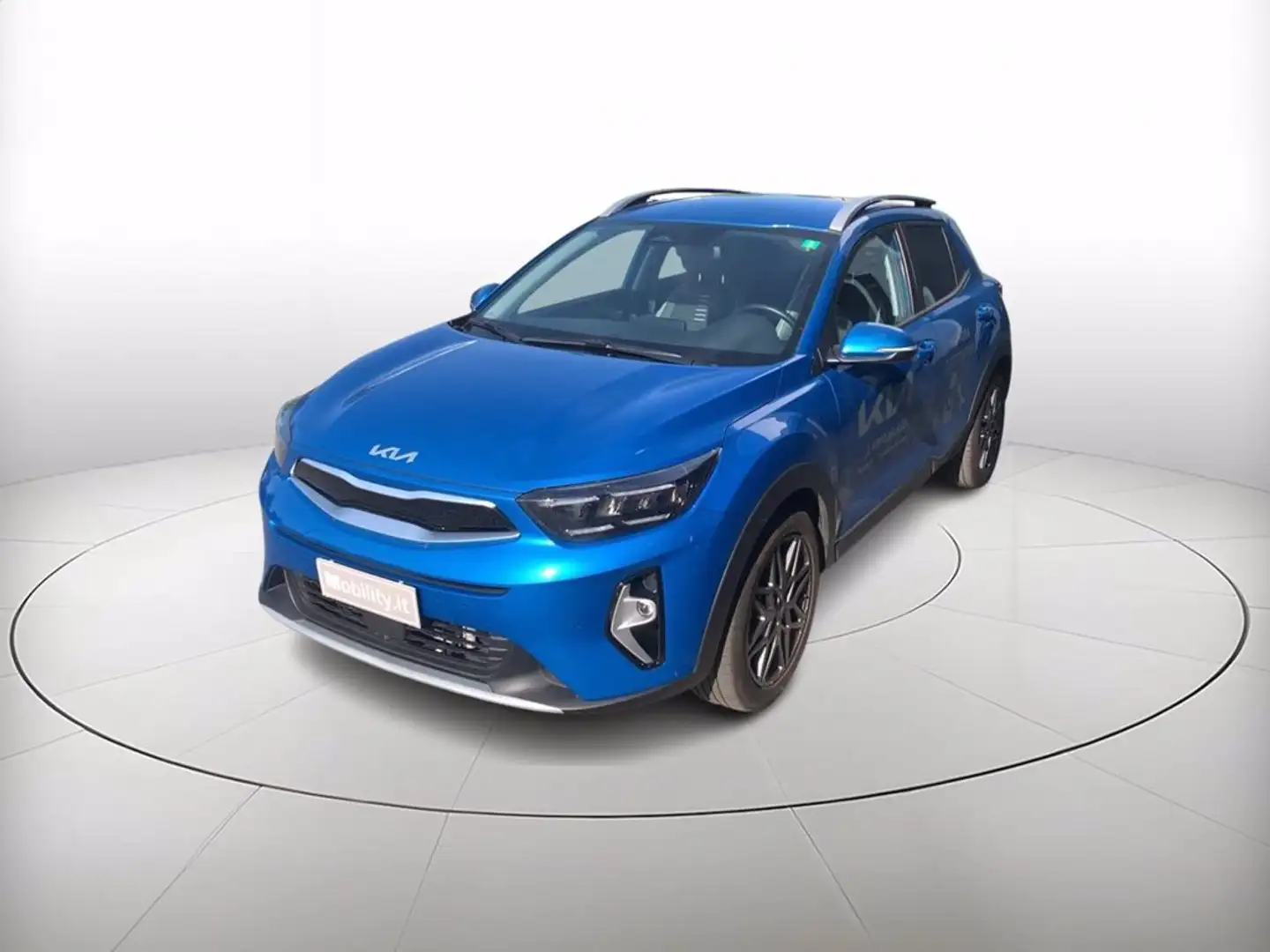 Kia Stonic 1.0 t-gdi mhev Black Edition s/Navi Pack 100cv mt Bleu - 1