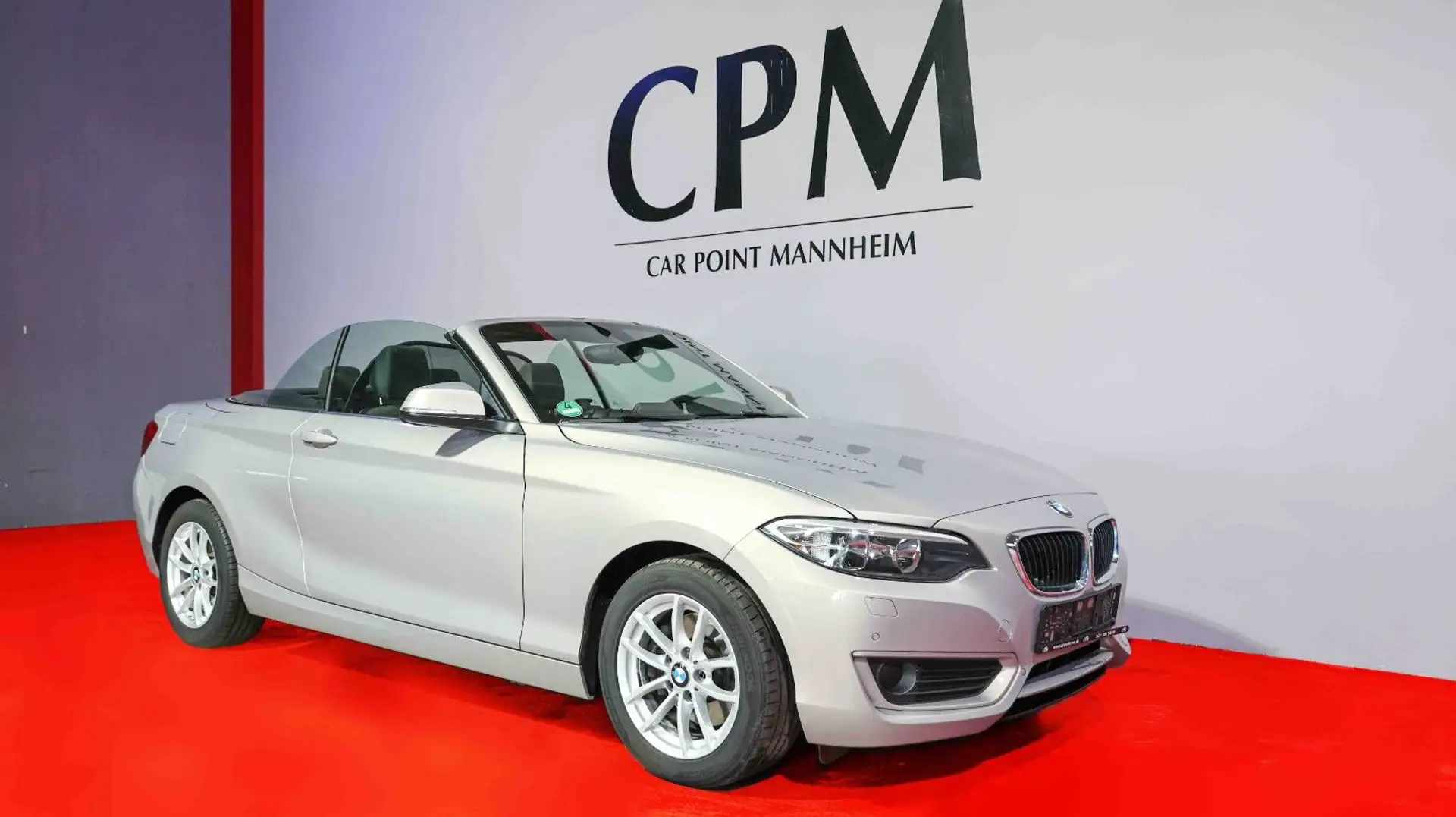 BMW 220 d | Cabrio | Sport | 1.Hand | SHZ | Top Zust. Grau - 1