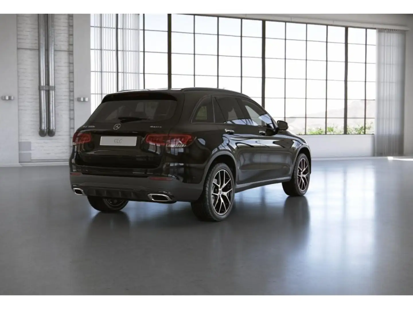 Mercedes-Benz GLC 300 e 4M AMG-Sport/LED/Cam/Pano/HUD/Night/20 Černá - 2