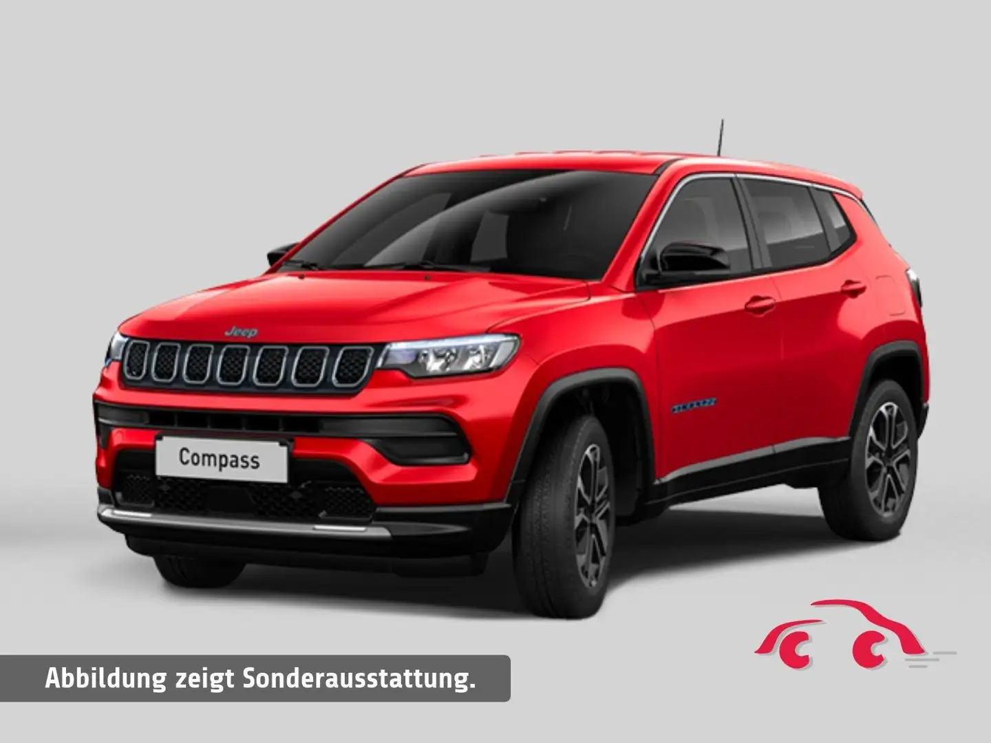 Jeep Compass COMPASS 1.5 GSE 48V E-HYBRID FWD ALTITUDE DCT MJ24 Rouge - 1