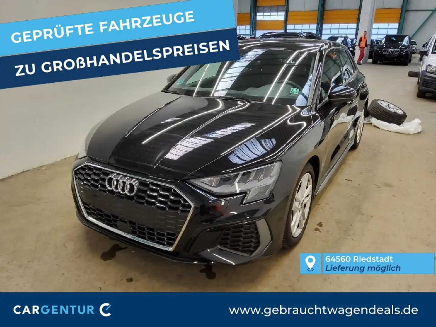 Audi A3 30 2.0 TDI Sportback S line Virtual BLIS LED Schwarz - 1