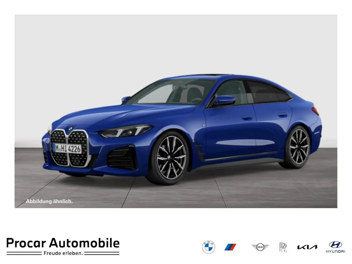 BMW 430 i xDrive M SPORT+GLASDACH+DA PROF+360°+HiFi Blau - 1