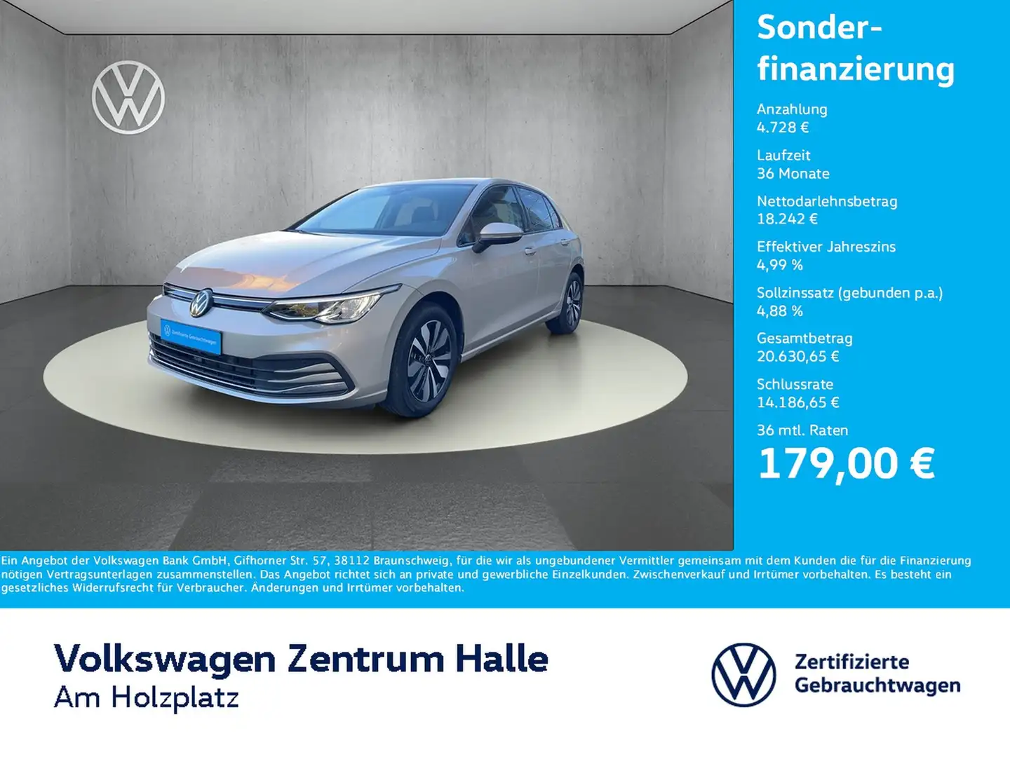 Volkswagen Golf VIII 1.5 TSI Move Argento - 1