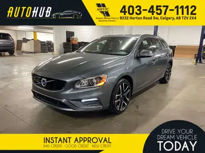 Gray 2018 Volvo V60 Wagon All-Wheel Drive Automatic