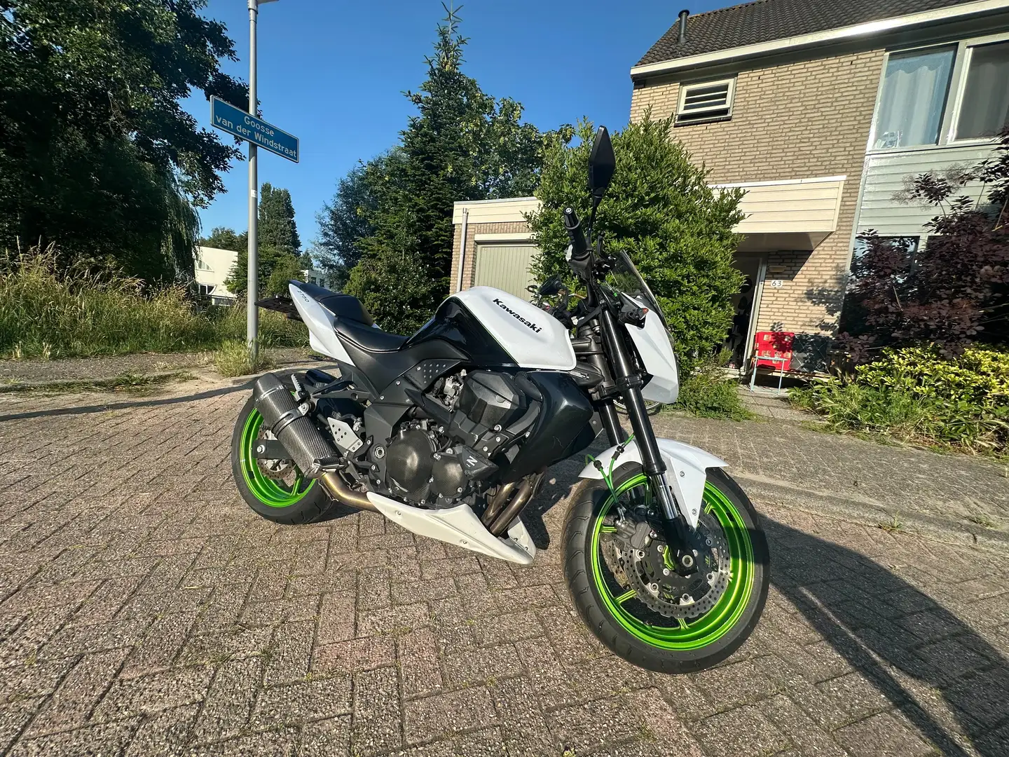 Kawasaki Z 750 Drie-tone Parelmoer wit/Kawasaki groen/zwart Biały - 2