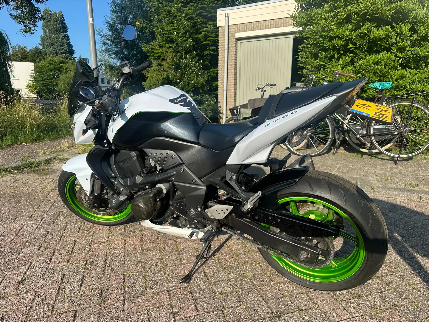 Kawasaki Z 750 Drie-tone Parelmoer wit/Kawasaki groen/zwart Biały - 1