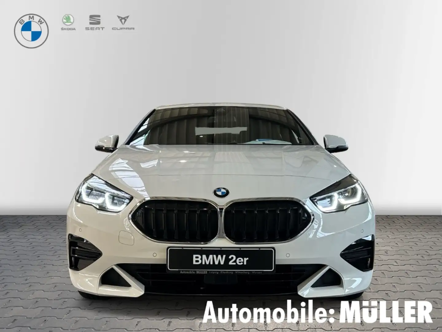BMW 218 Gran Coupe i Sport Line Navi Klima RFK Sitzhzg PDC White - 2