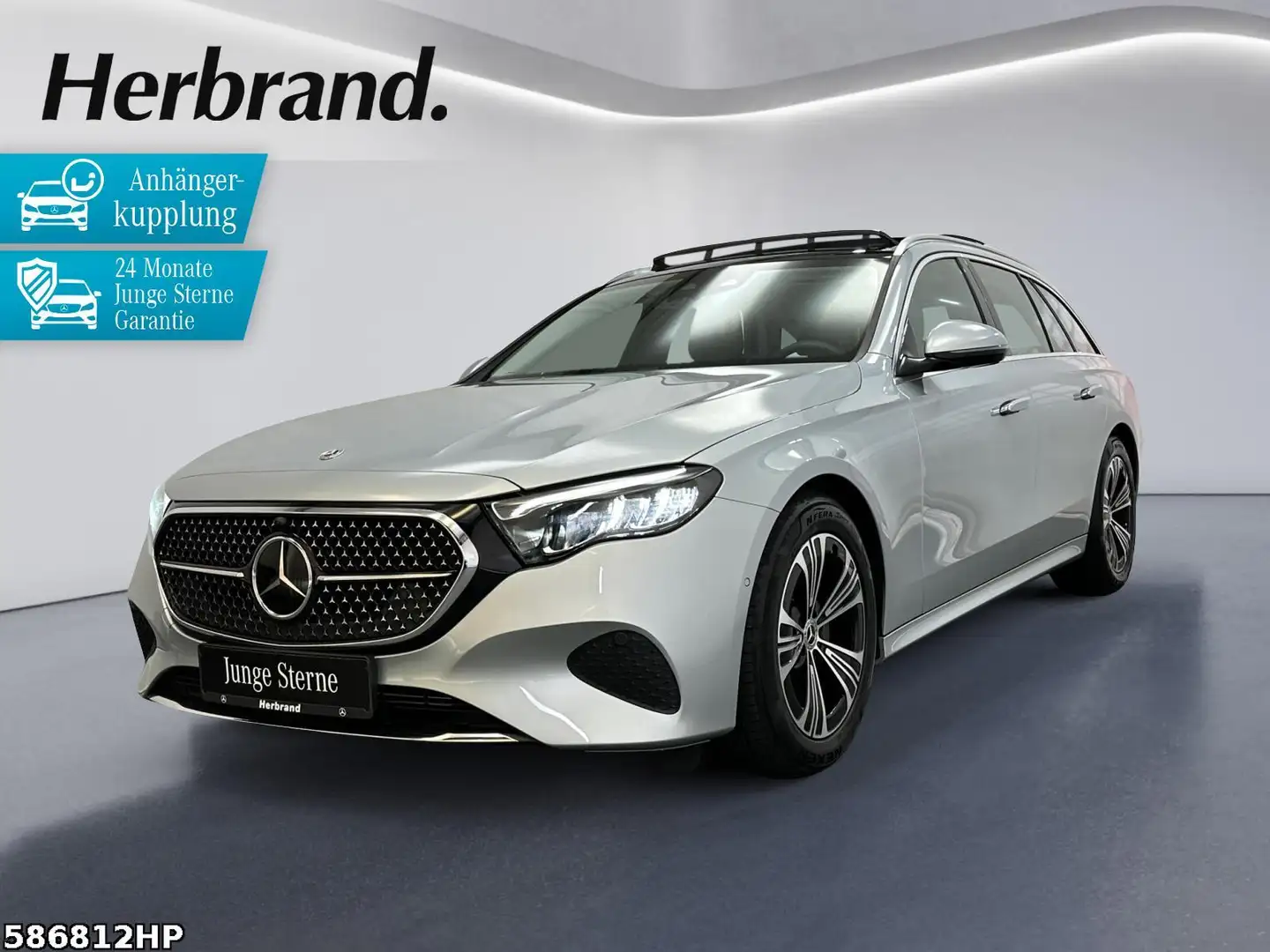 Mercedes-Benz E 220 d T Avantgarde DISTRONIC AHK Panorama LED Zilver - 1