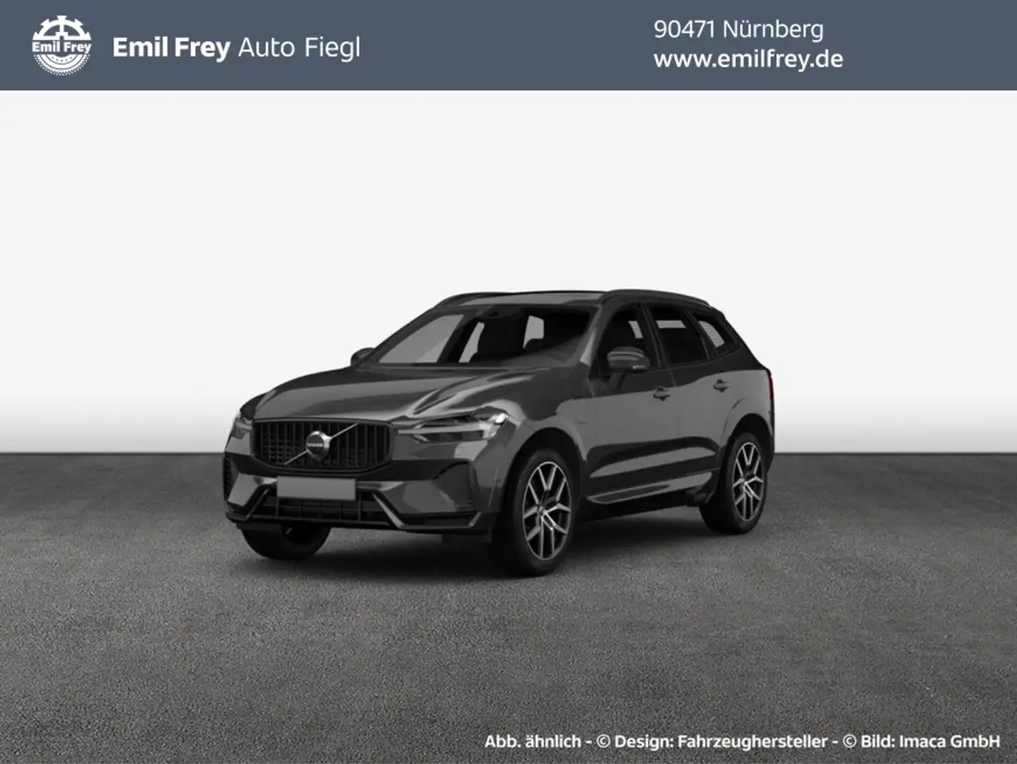 Volvo XC60 XC60 T6 AWD Recharge Geartronic RDesign Grijs - 1