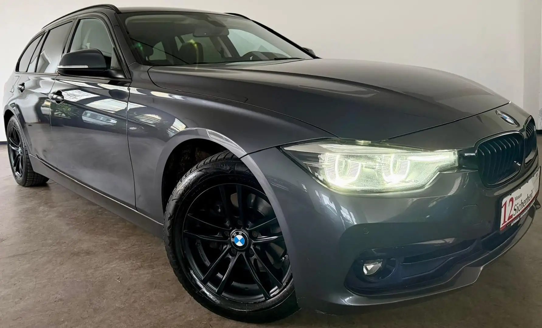 BMW 320 d Sport Line Shadow 1.Hand LED Temp 2xPDC Gris - 1