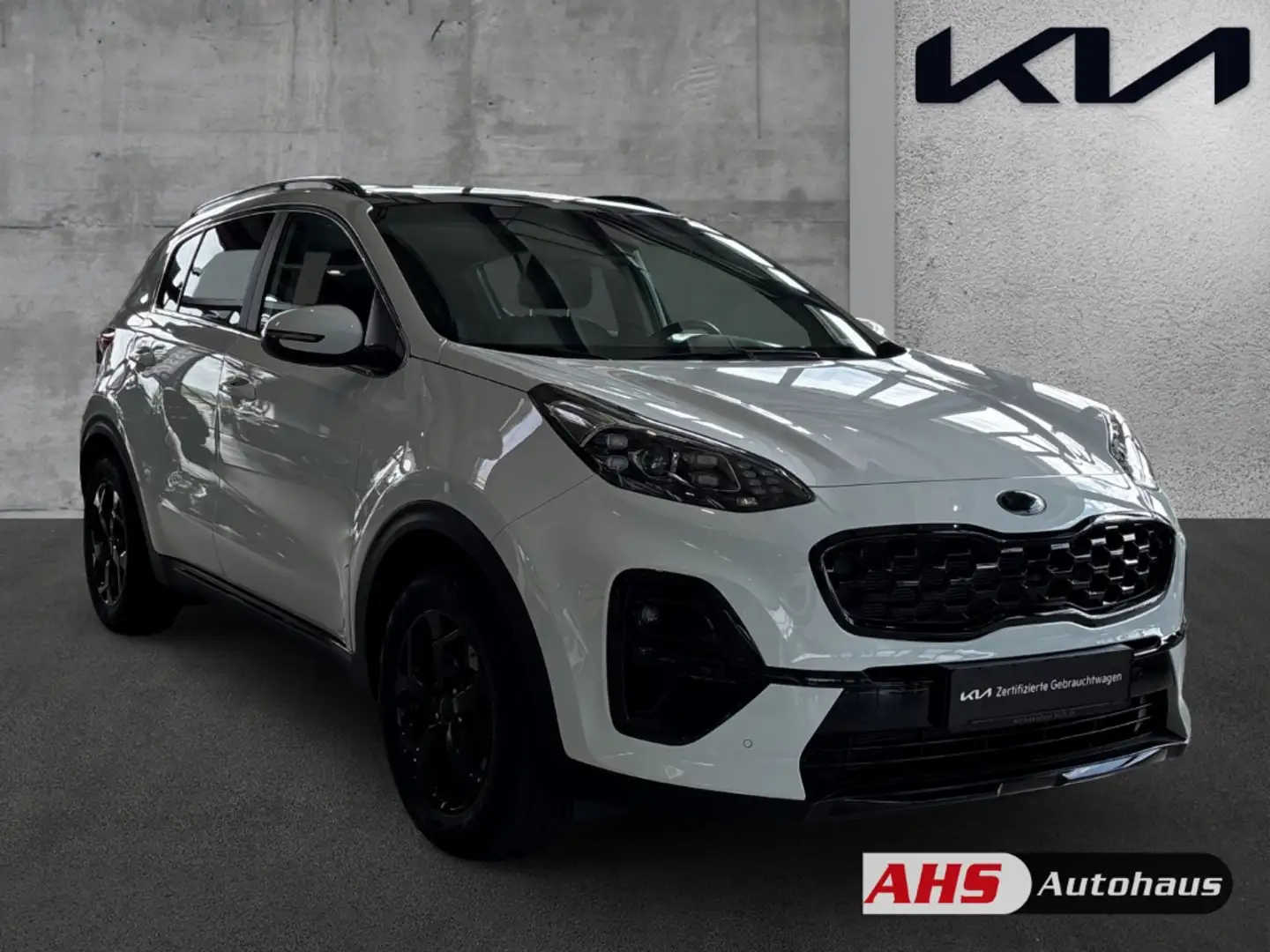 Kia Sportage Black Edition 4WD 1.6 T-GDI DCT AHK LED Navi 4x SH Blanc - 2